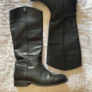 Frye Black Boots Size 8